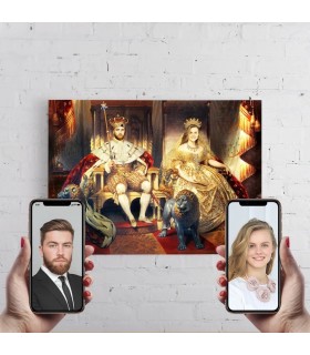 Portret personalizat - PERECHE REGALA - 2 persoane