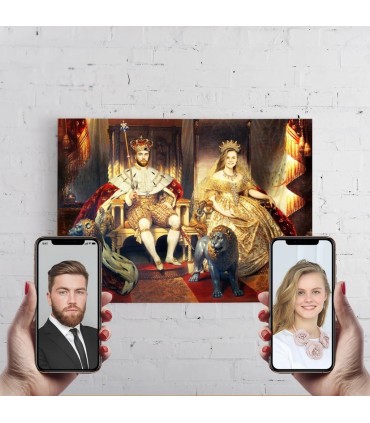 Portret personalizat - PERECHE REGALA - 2 persoane