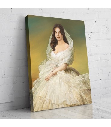 Portret personalizat - Printesa in alb