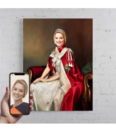 Portret personalizat - regina