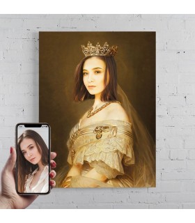 Portret personalizat - Printesa
