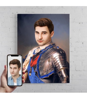Portret personalizat - Cavaler