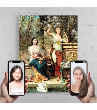 Portret personalizat - Domnite - 2 doamne
