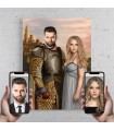 Portret personalizat - 2 persoane - Game of Thrones
