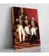 Portret personalizat - 3 persoane - Cavaleri la bal