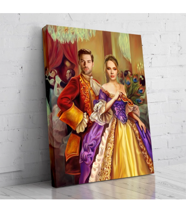 Portret personalizat - 2 persoane - Cuplu la bal