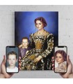 Portret personalizat - 2 persoane - Familie nobila