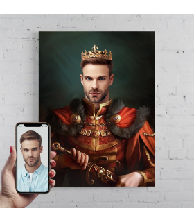 Portret personalizat - Rege
