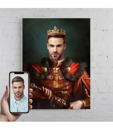 Portret personalizat - Rege