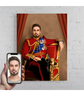 Portret personalizat - Printul Charles
