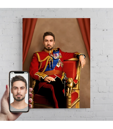 Portret personalizat - Printul Charles