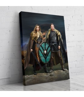 Portret personalizat - Vikingi - 2 persoane