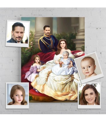 Portret de familie - Regina si familia ei