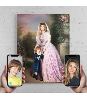Portret de familie - Ducesa cu baietelul ei