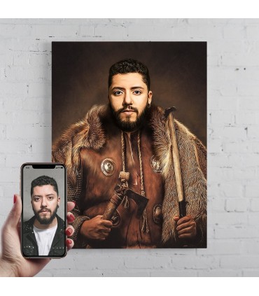 Portret personalizat - Viking