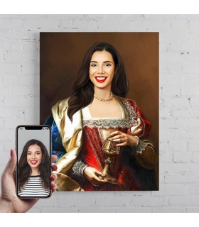 Portret personalizat - Doamna nobila
