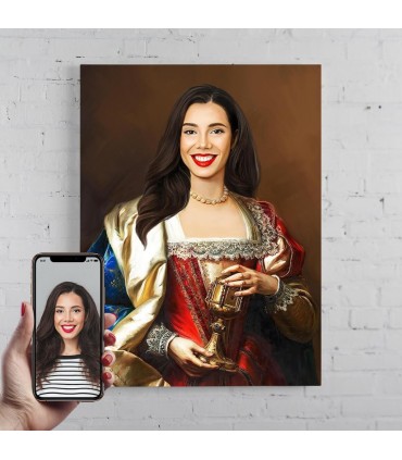 Portret personalizat - Doamna nobila