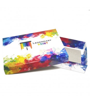 Cutie personalizata stantata tip baza + capac 21x15.5x4cm